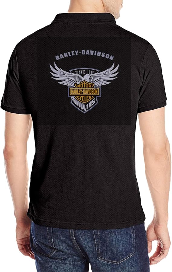 Amazon Co Jp Harley Davidson ハーレーダビッドソン メンズ トップス ポロシャツ Tシャツ カットソー ゴルフウェア ゴルフ スポーツ アウトドア 半袖 シンプル カジュアル 春 夏 服 ファッション小物