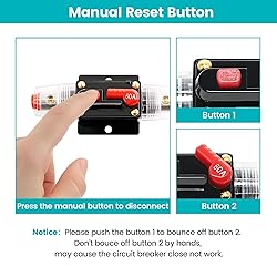 NuIth 60 Amp Fuse Holder Stereo Inline Fuse
