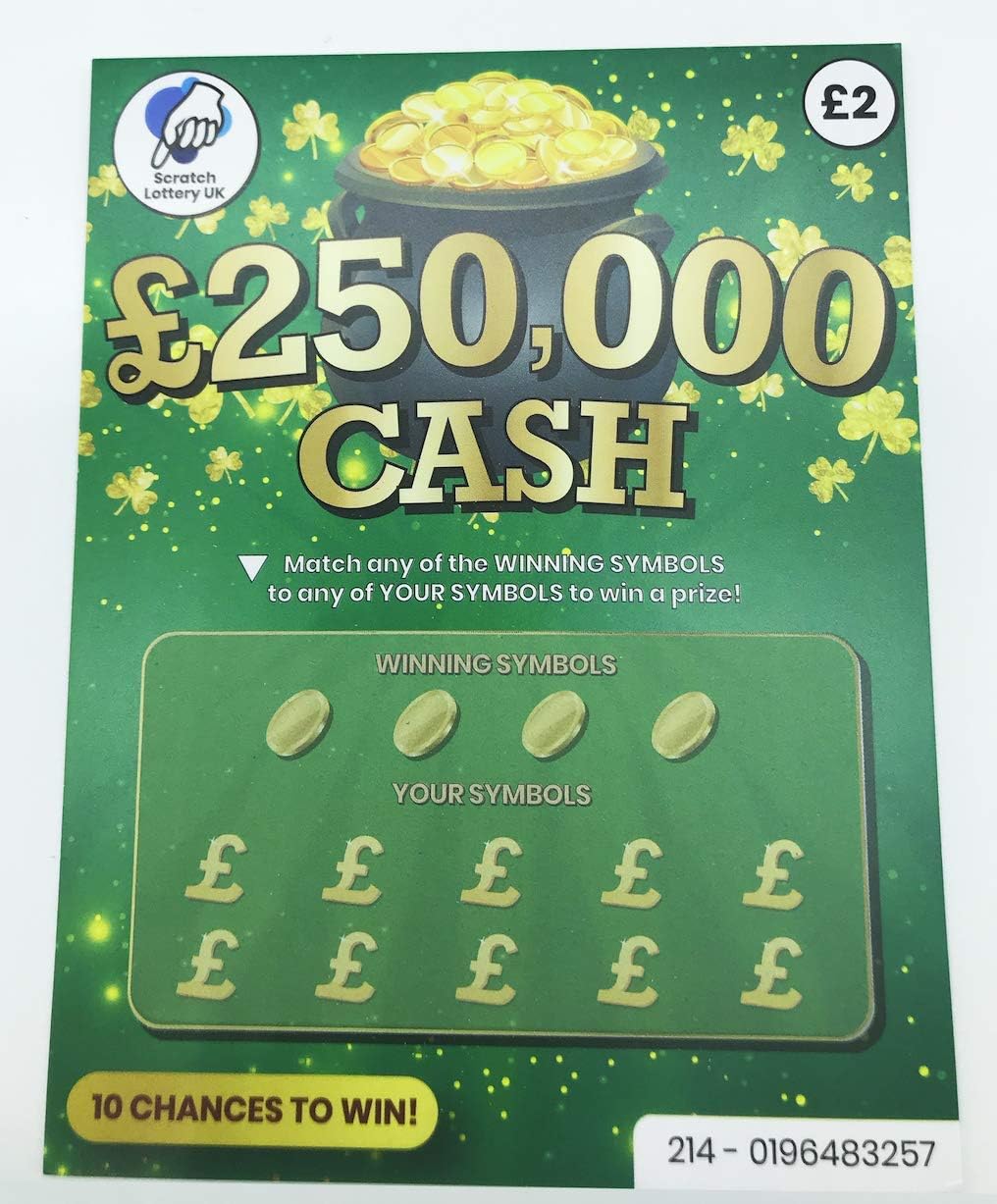 Pinelands Winning Joke Scratch Card Fake Lottery Ticket Each Card Appears to Win Thousands (Multipack x 3) - Image 5