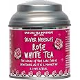 Sancha Tea Boutique Rose White Tea 50gms (Set of 2), Pure Tea Buds blended with real Rose Petals, Worlds Healthiest Tea, Silver Needles White Tea