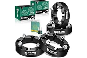 YHTAUTO 4x137mm Wheel Spacers 1.5 inch Fits Bombardier, Can-Am, Kawasaki, Suzuki Models, Outlander, Commander, Renegade, Bayou, Prairie, Tire Spacers w/ M10x1.25 Studs, 110mm Center Bore 4 Lug 4PCS