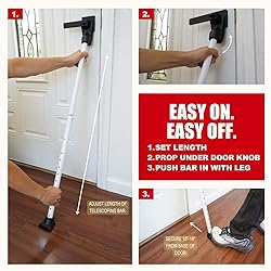 SECURITYMAN 2-in-1 Door Security Bar & Sliding