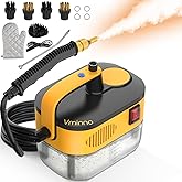 Heavy Duty Steam Cleaner for Home, Fast Heating & 1.2L Tank, 6-Level Adjustable Pressurized Portable Steamer for Cleaning with 11 Accessories for Grout, Tile, Floor, Car and More