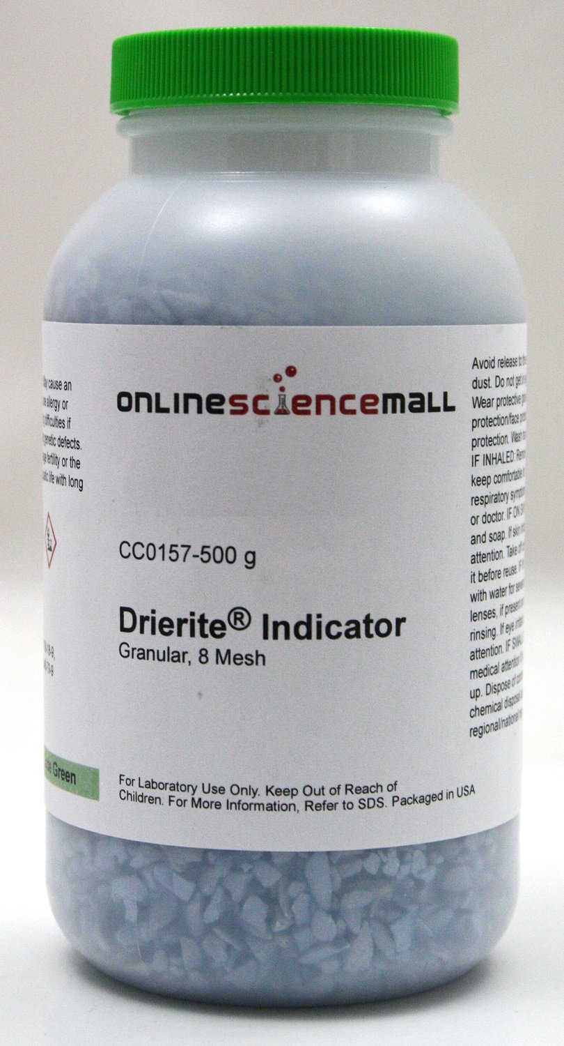 500g of Calcium Sulfate Desiccant Granules, Anhydrous Drierite
