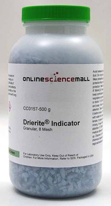 500g of Calcium Sulfate Desiccant Granules, Anhydrous - Drierite ...