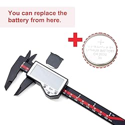 Digital Caliper, 0-6" Electronic Caliper Auto - Off