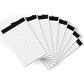 8 Pack Small Notepads Refills Notepad Replacement Refills Memo Pads 3 x 5 in Lined Writing Note Pads with 30 Sheets Paper in