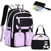 Kids Backpacks for Girls Teens Kawaii Bookbag for Elementary Primary Middle High School Daypack