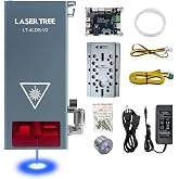 LASER TREE Laser Engraver Module, 20000mW(20W) Output Optical Power, Laser Engraver Cutter Module with Air Assist, High Accuracy Quad-Compression Spot Laser Head, Engraving 340+ Colors On Metal Steel