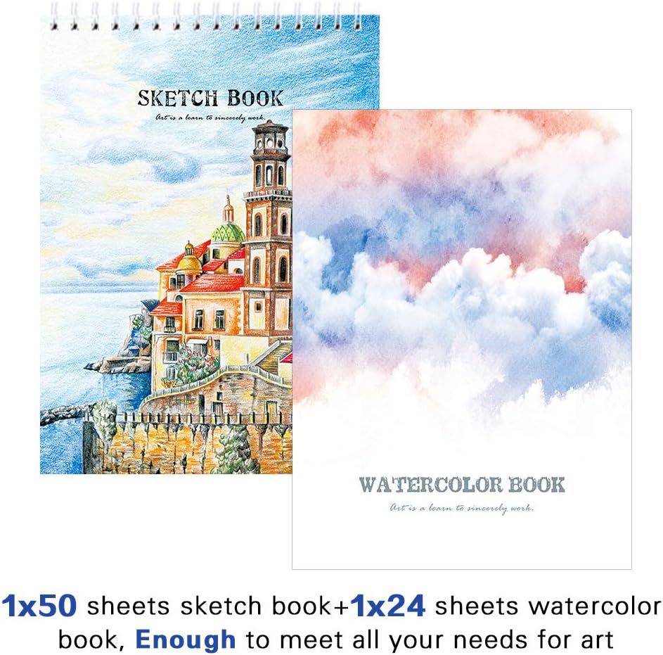 101 Piece Deluxe Art Set with 2 Drawing Pads,1 Wooden Drawing Easel with Drawer, Art Supplies, Painting & Drawing Set That Contains All The Additional Supplies You Need to Get Started,Teens and Adults: Arts, Crafts & Sewing