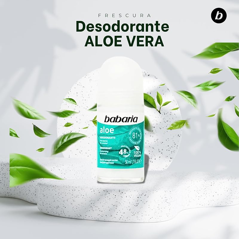 Aloe Vera Roll On Anti Perspirant Deodorant 50ml
