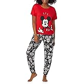 Richard Leeds International Womens Pajama Sets Disney | Hello Kitty |Snoopy Soft Stretch 2 Piece Jogger Lounge Sets for Women