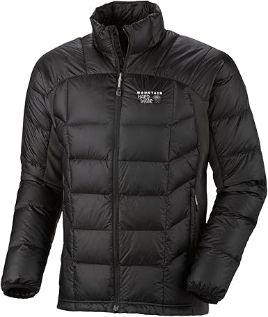 Amazon Com Mountain Hardwear Zonal Down Jacket Men S Black Shark Medium Clothing