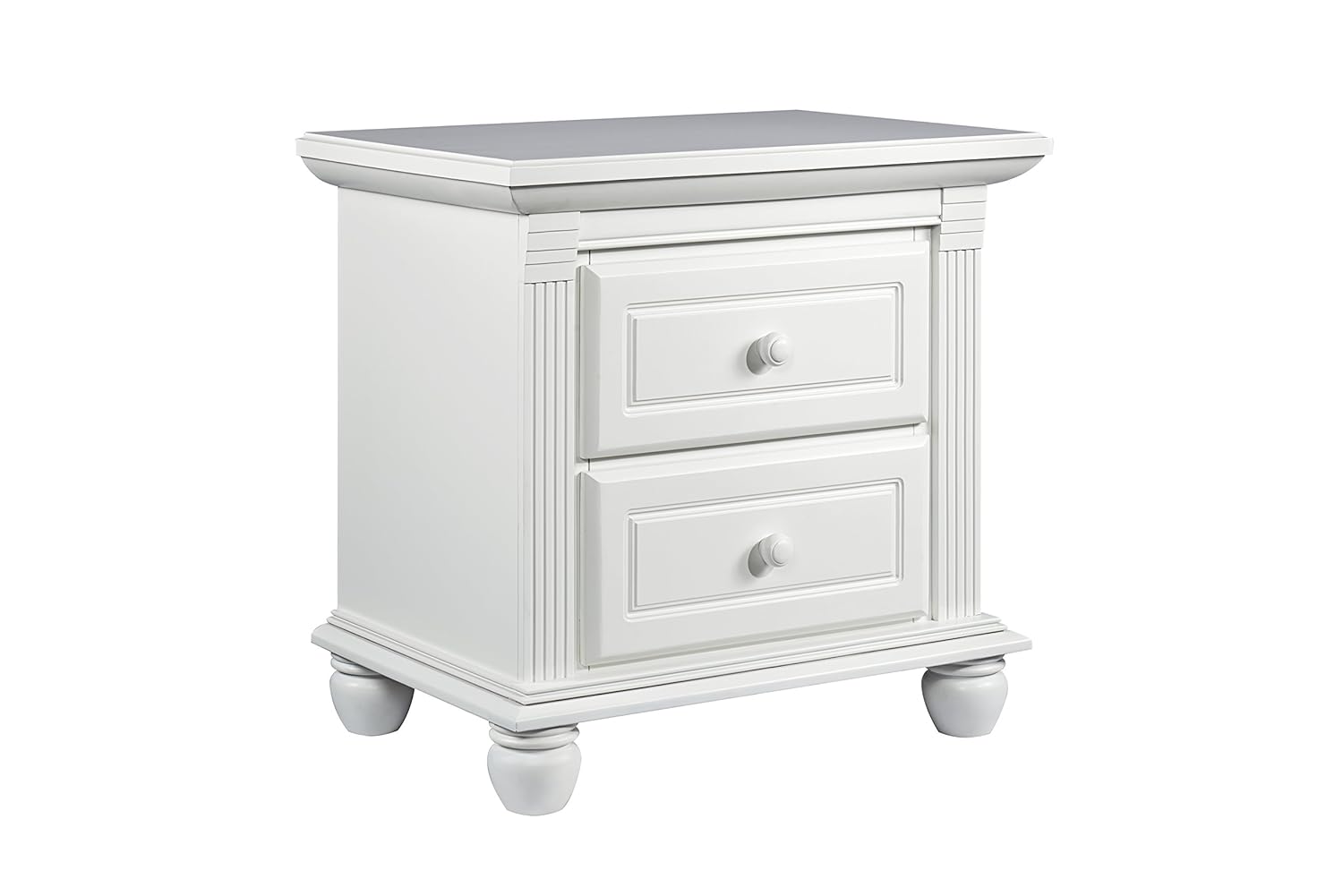 Munire Valencia 2 Drawer Nightstand White Amazon In Baby