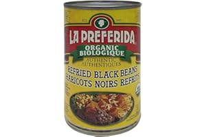 La Preferida Organic Refried Black Beans, 0.39 L