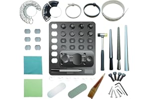 SMADOU Ring Bender Ring Bending Tool Little Spoon Bender for Soft Metals Ring Maker Tool with Superior Nylon Dies Ring Making Kit