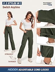 Moosehill Cargo Hiking Pants Women High Waisted