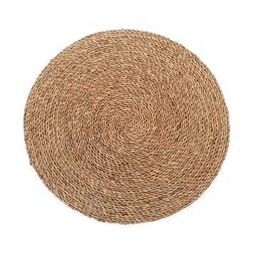 Amazon De Studio Tr Handmade Seegras Teppich Rund Geflochten