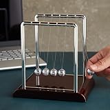 Juvale Newton's Cradle Balance Pendulum Desk Toy Kinetic Balls Physics Learning view 3