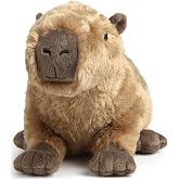 Capybara Stuffed Animals, Microwavable Stuffed Animal Adorable Fluffy Capybara Plush for Warmth Comfort, Heatable Coolable Lavender Scent Toy, Cute Soft Plushie Gift for Kids Adult &amp; Children Boy Girl