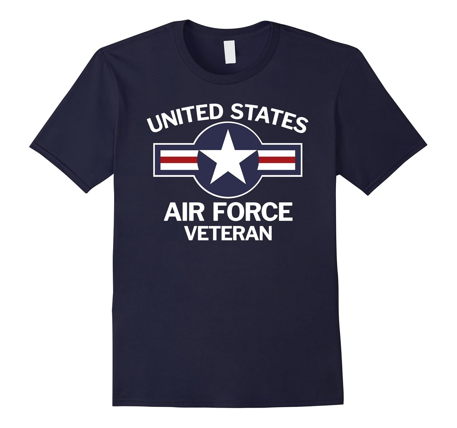 United States Air Force Veteran T-Shirt with Vintage Roundel-ANZ