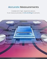 RENPHO Body Fat Scale Bluetooth Smart BMI App 4 Units Red Elis 1 view 3