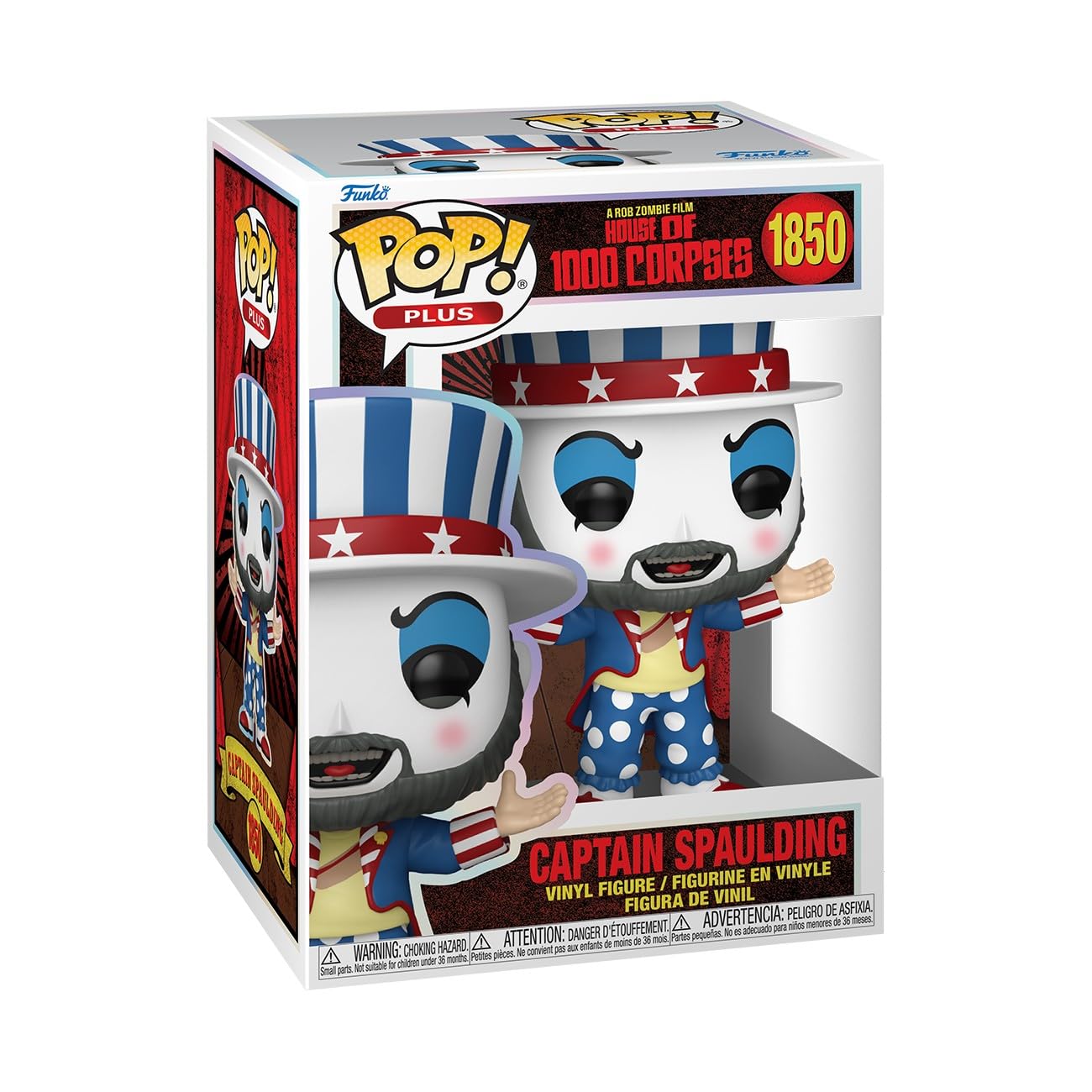 Funko Pop! Plus: House Of a Thousand Corpses – Capt. Captain Spaulding - House Of 1000 Corpses (2003) - Collectable Vinyl Figure - Gift Idea - Official Merchandise - Toys for Kids & Adults