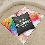 itakkaito Kawaii Fox Girls Anime Blanket, Flannel
