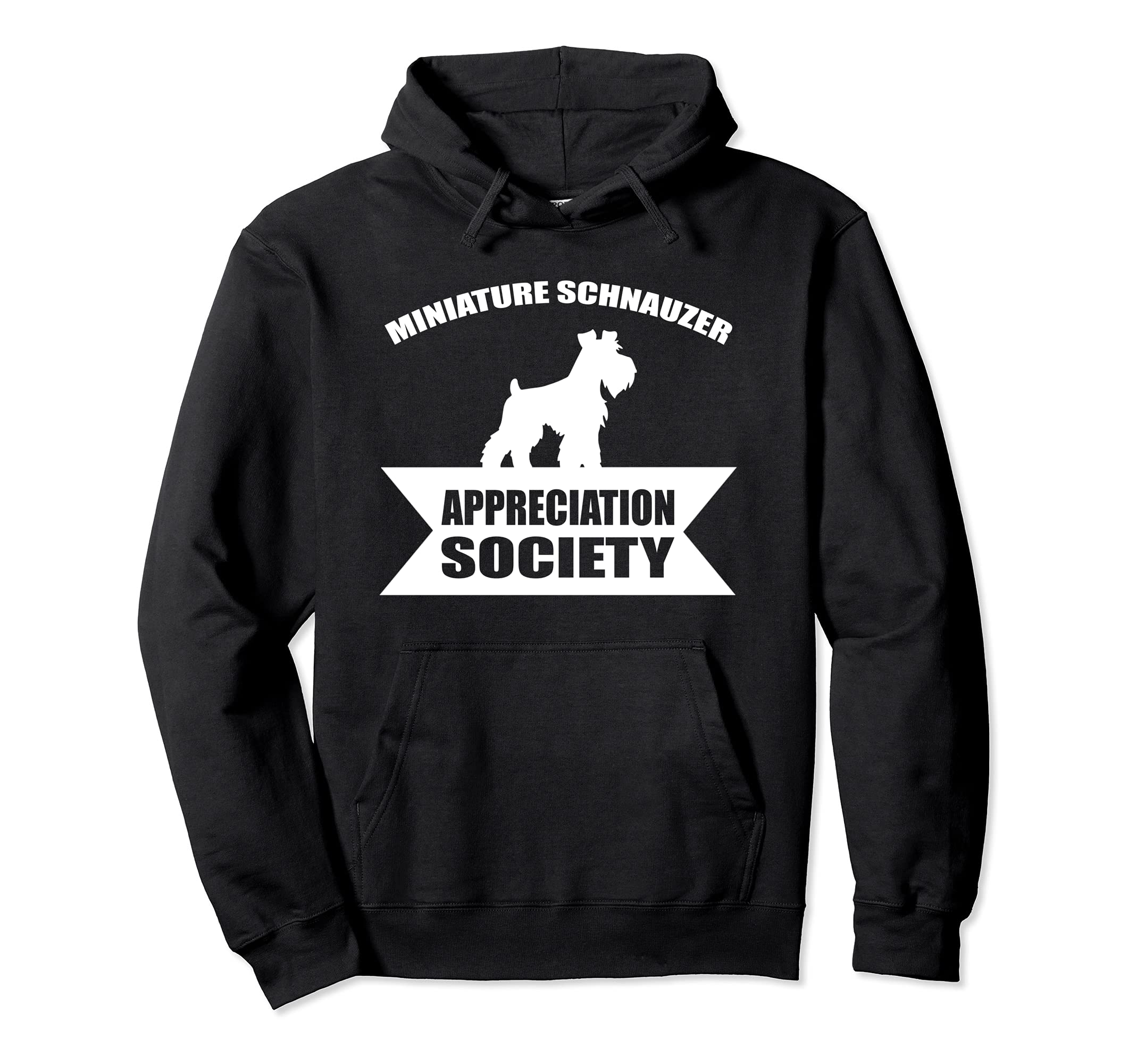 Miniature Schnauzer Dog Pullover Hoodie