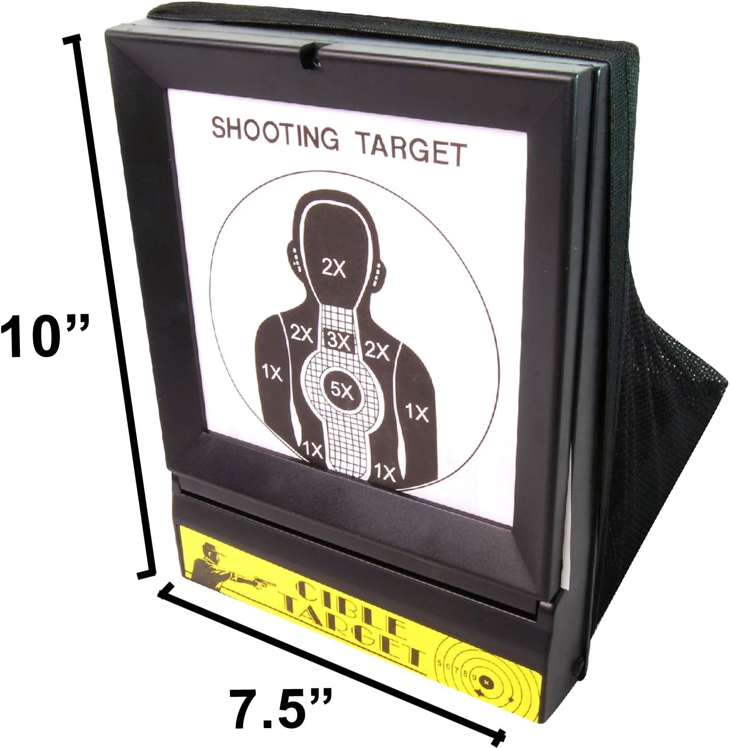 BBTac Airsoft Target with Trap Net Catcher, Stand and Paper Target, for Airsoft Gun Training Shooting BB Pellets Indoor Outdoor : Sports & Outdoors