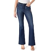 Jessica Simpson Womens Charmed High Rise Fitted Flare Jean Standard
