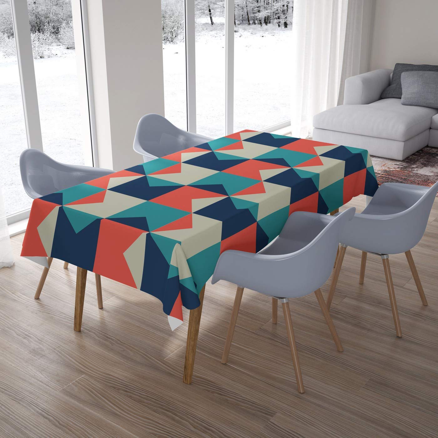 Bonamaison Kitchen Decoration, Tablecloth, 140cm x 200cm - Designed and Manufactured in Turkey