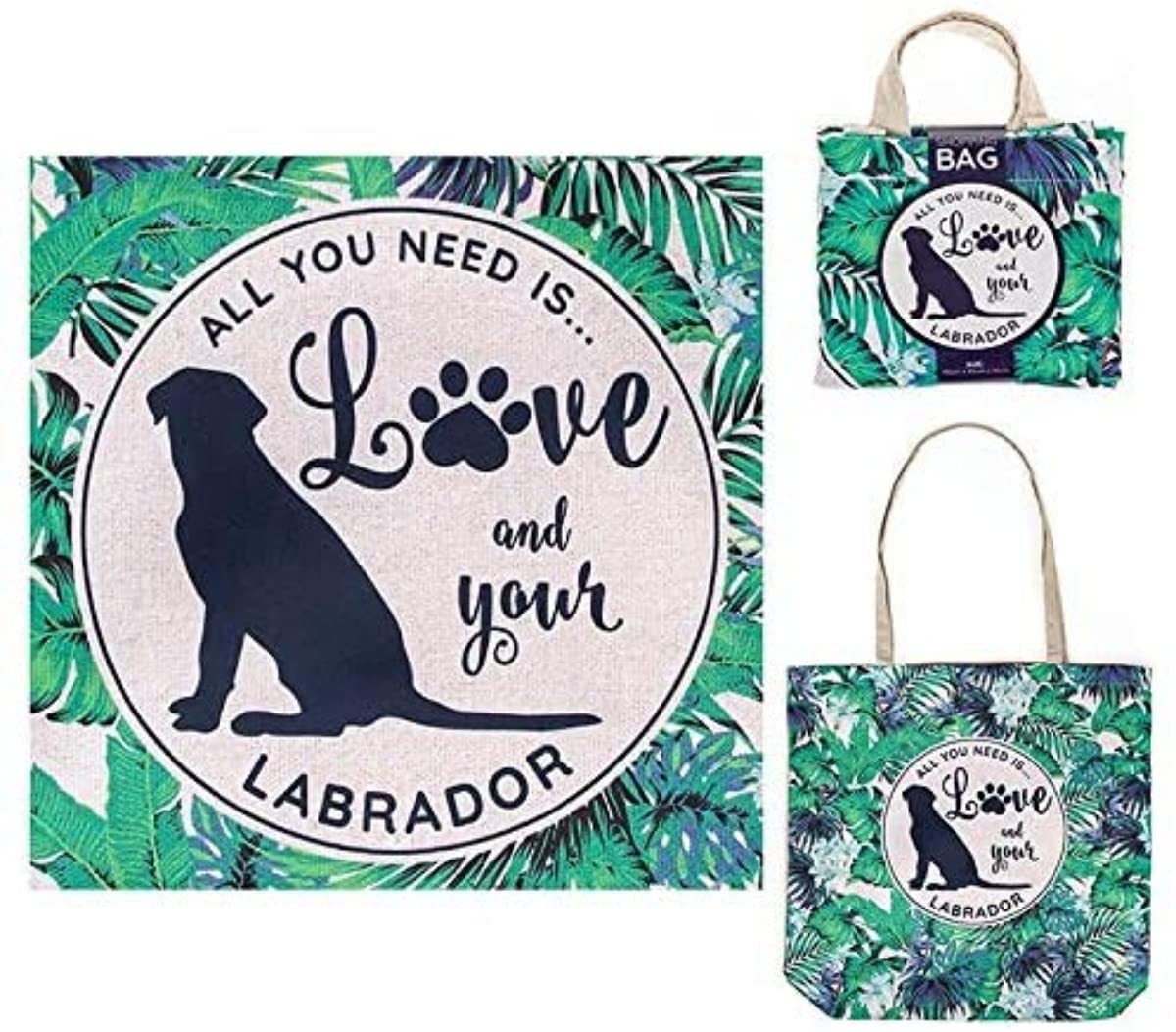 Doggy Style Eco Shopper - Shopping Bag/Shopper Bag/Reusable Shopping Bag/Tote Bag (Labrador)