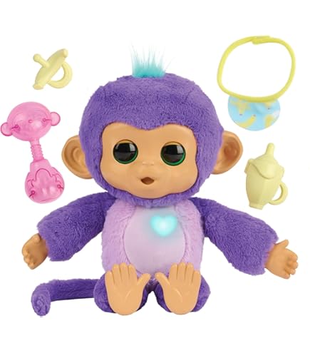 Fur Real Peanut El Mono Interactivo Tamagotchi Uni Just Play Mono