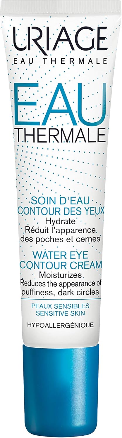 Uriage Eye Contour Cream with Hyaluronic Acid for Sensitive Skin 15ml, Reduces Fine Lines, Puffinesses, Dark circles