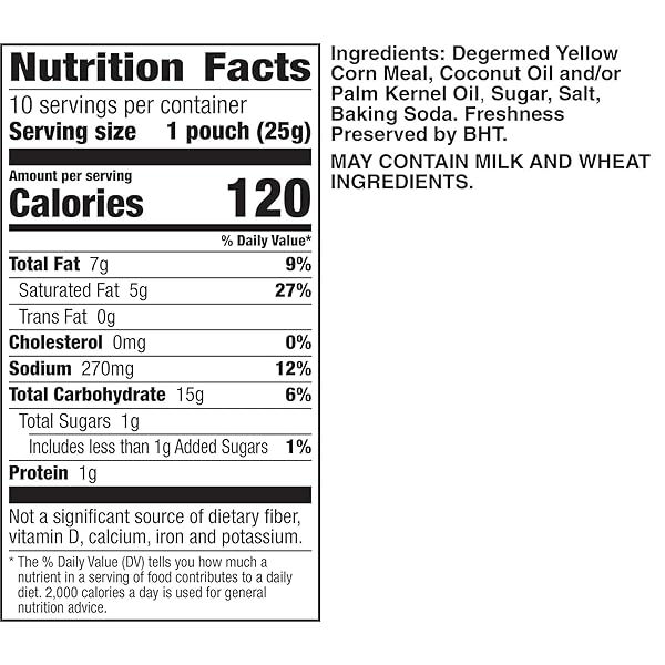 BUGLES ORIGINAL CRISPY CORN SNACKS, SNACK BAGS MULTIPACK, 10 CT, 8.75 OZ