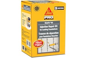 SIKA - Foundation repair - SikaFix Kit - Concrete grey - Injection kit to repair and waterproof cracked foundations - 3-part 