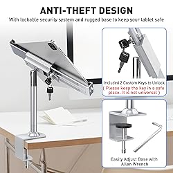 AboveTEK Anti Theft Locking Tablet Stand Holder