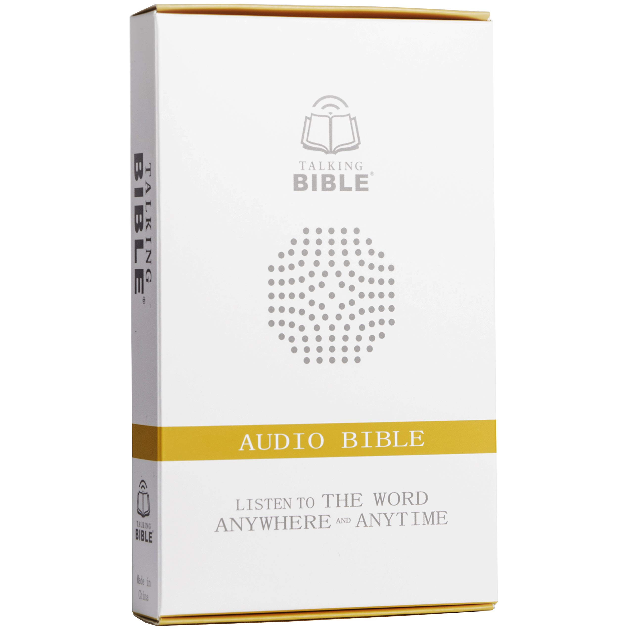 Talking Bible Electronic Holy Bible Audio Player in English for Seniors, Kids and The Blind