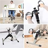 AGM Foldable Mini Pedal Exerciser Compact Under Desk Exercise Bike view 5