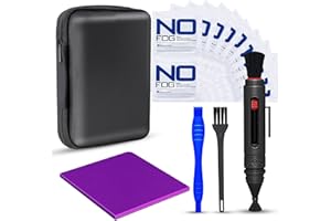 AOCII Lens Cleaning Kit Compatible with Oculus Quest 2 , Anti-Fog Wipes for VR Lens Cleaning, Lens Pen Cleaning Kit for VR Headset/Rift-S/HTC Vive/PS4/VR Game Controller VR Accessories