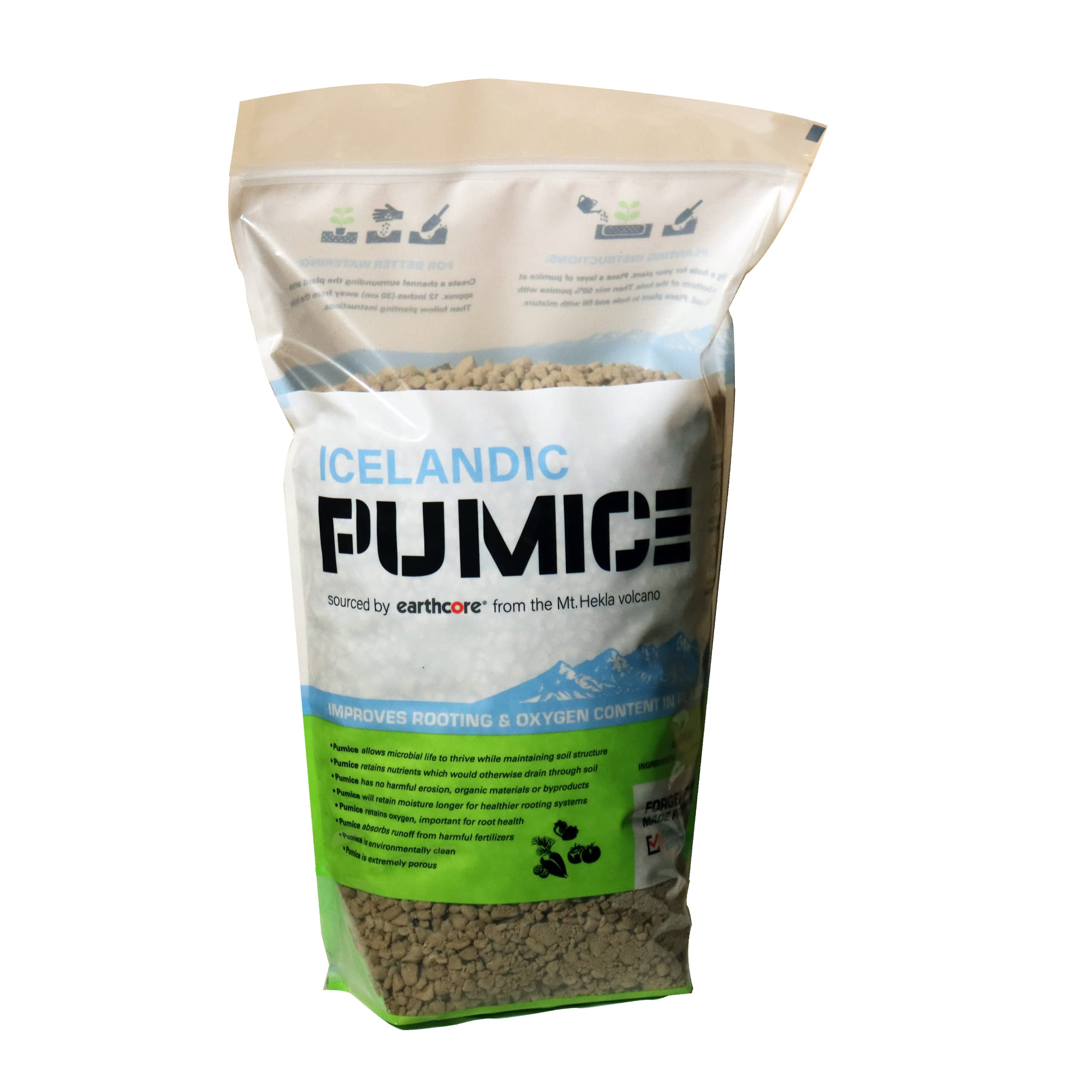 Photo 1 of Pure Icelandic Potting Pumice, 10 lbs (8.5 quarts)