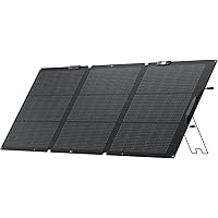 EF ECOFLOW 160 Watt Foldable Portable Solar Panel, Up to 25% Energy Conversion Efficiency, Adjustable Kickstand, Waterproof I
