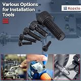 Kozelo 50pcs M2.5-0.45 x 22mm Socket Head Cap Screws Black Oxide Grade 12.9 view 6