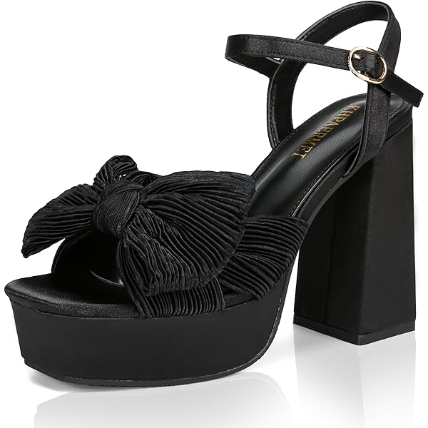 Amazon.com | Tscoyuki Women's Platform Chunky Block High