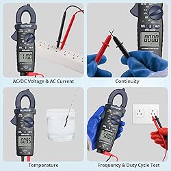 ALLmeter Digital Clamp Meter Multimeter Tester 6000