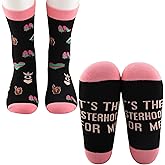 WCGXKO Sorority Inspired Gift Sorority Graduation Socks Sorority Sisters Gift For Women (FOR ME 08 S)