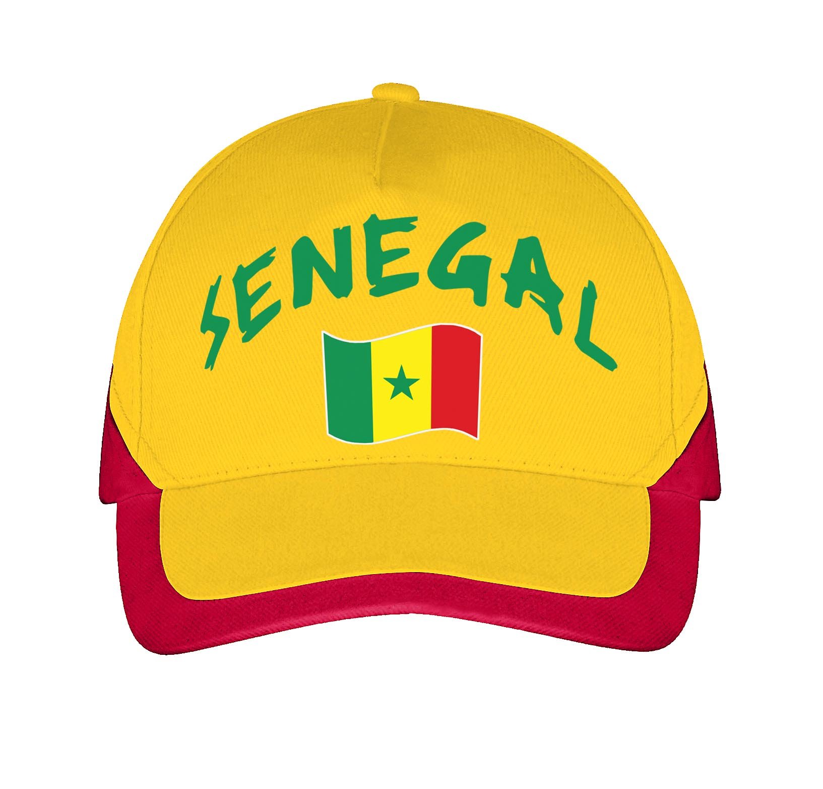 Supportershop Men Senegal Cap - yellow Medium