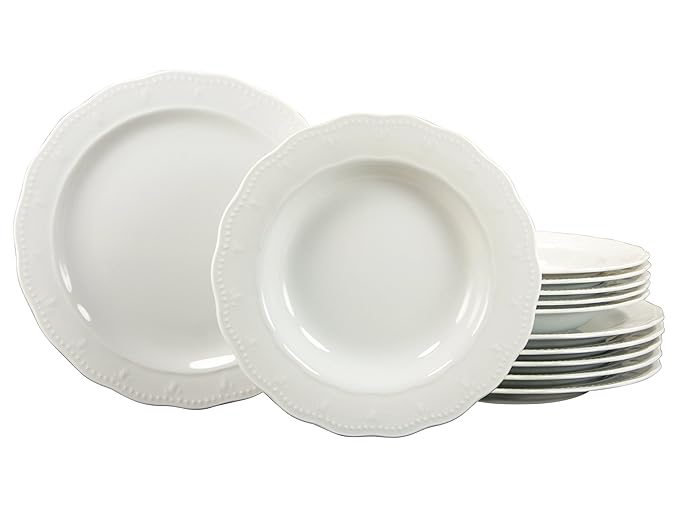 CreaTable 11796, Serie Gloria, Geschirrset Tafelservice 12 teilig