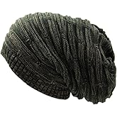 RW Rasta Stretch Long Beanie Hats (Dark Olive Multi)